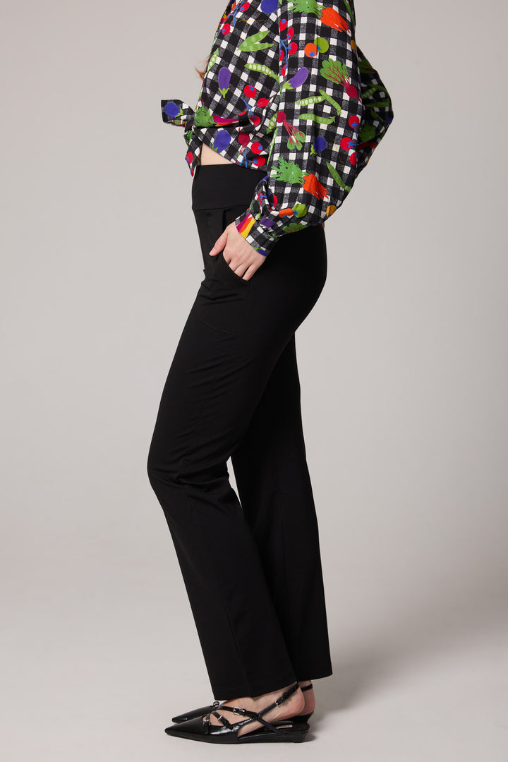 Knit pants - Black