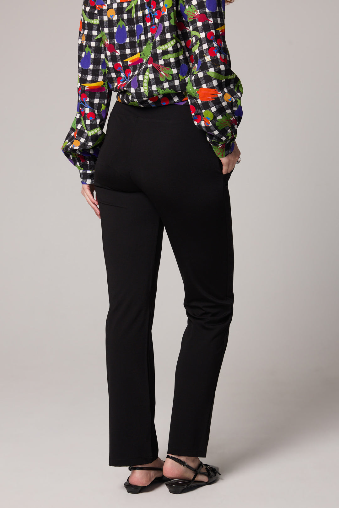 Knit pants - Black
