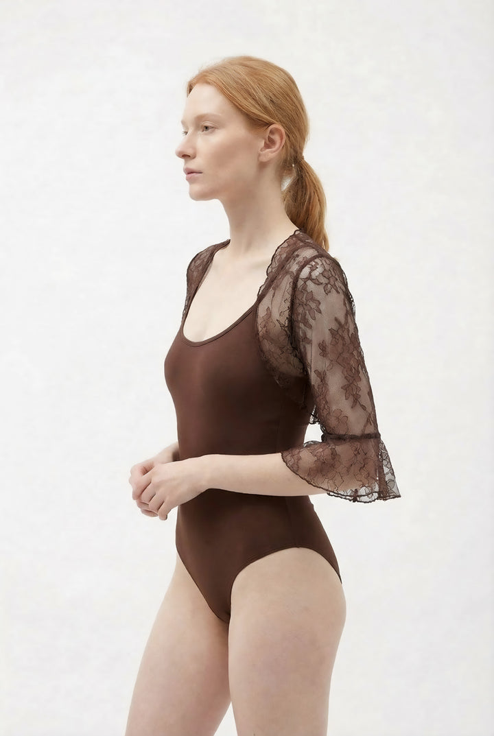 Lace  Bolero - Brown