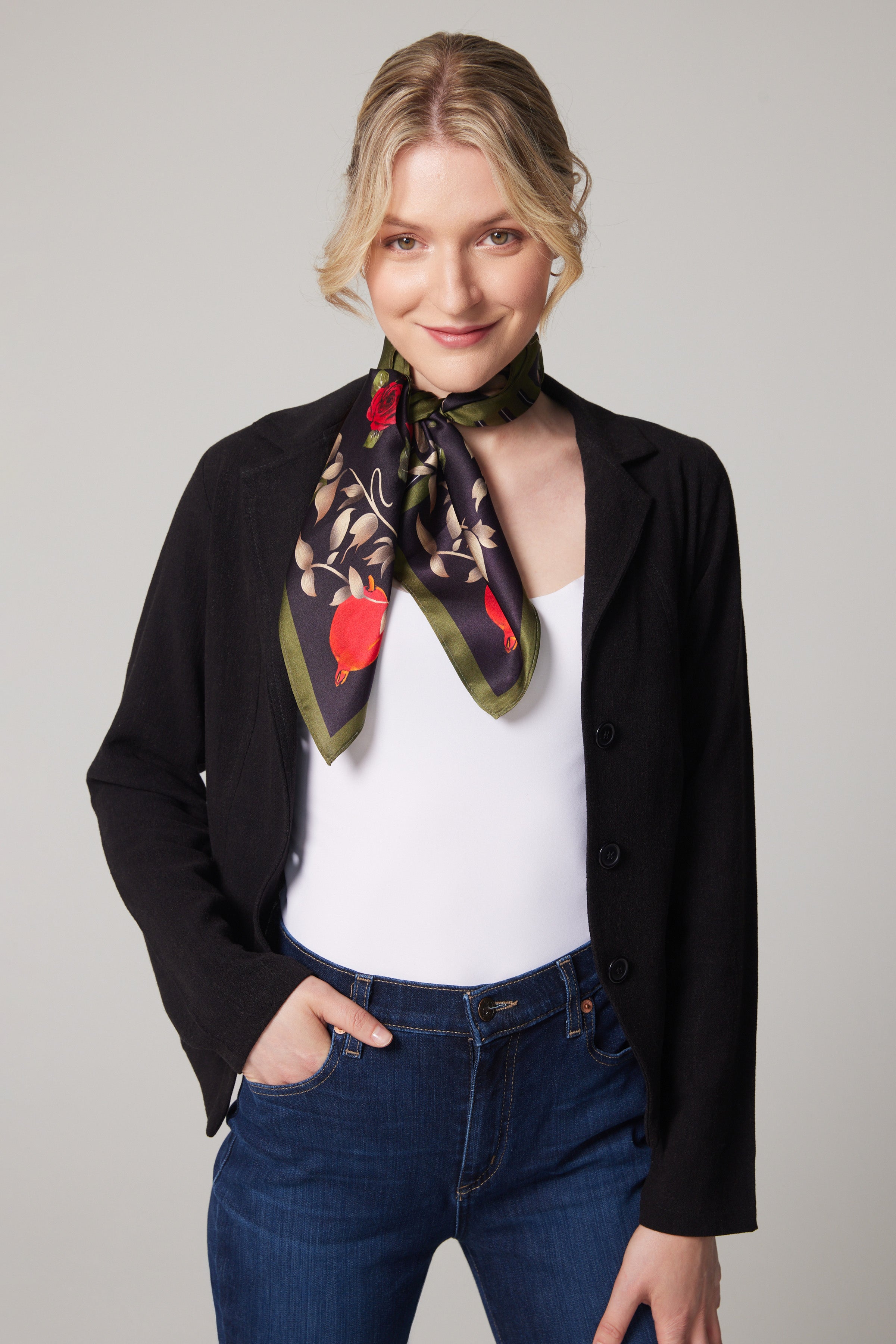 Linen Blazer - Black