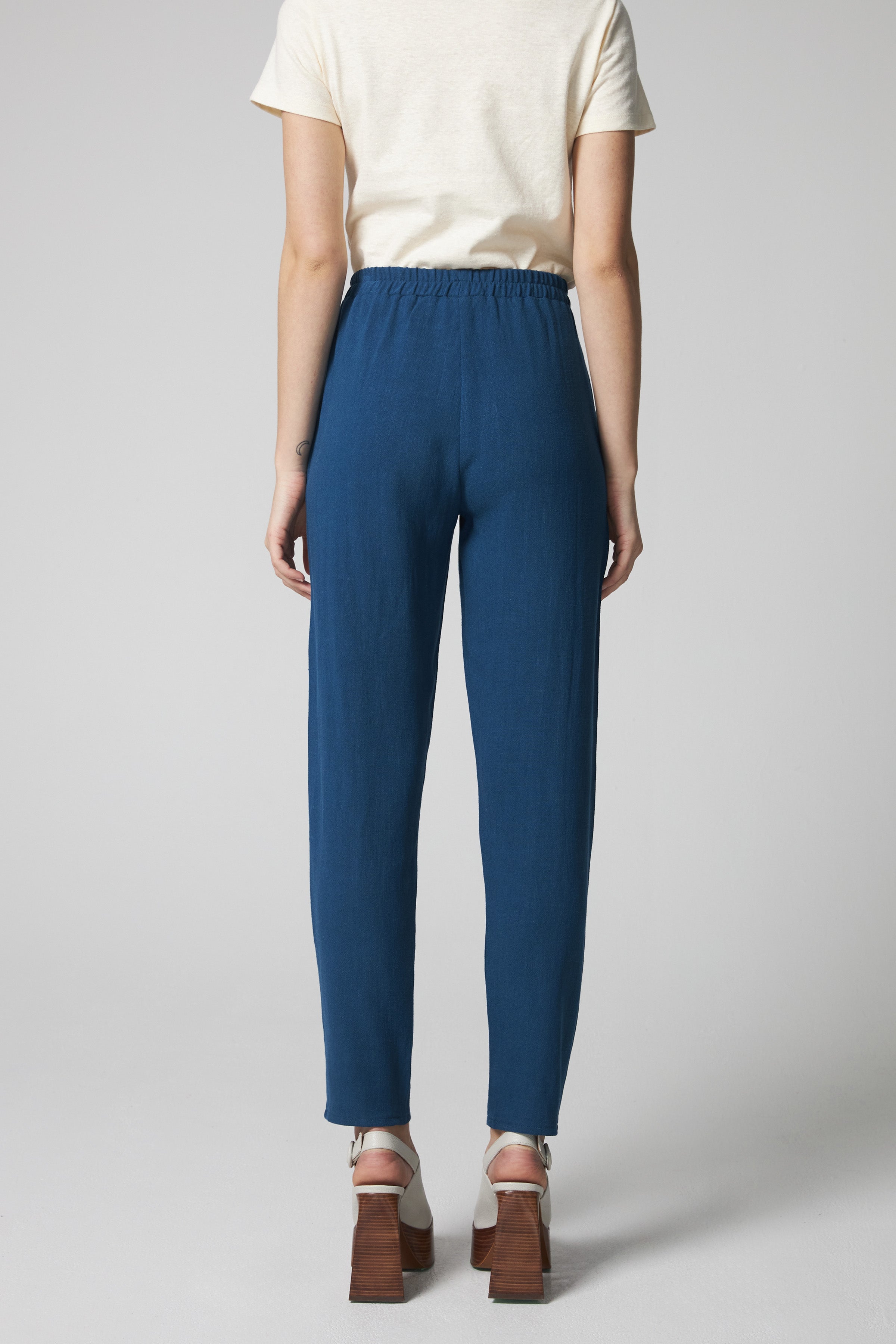 Pantalon d’été en lin - Bleu