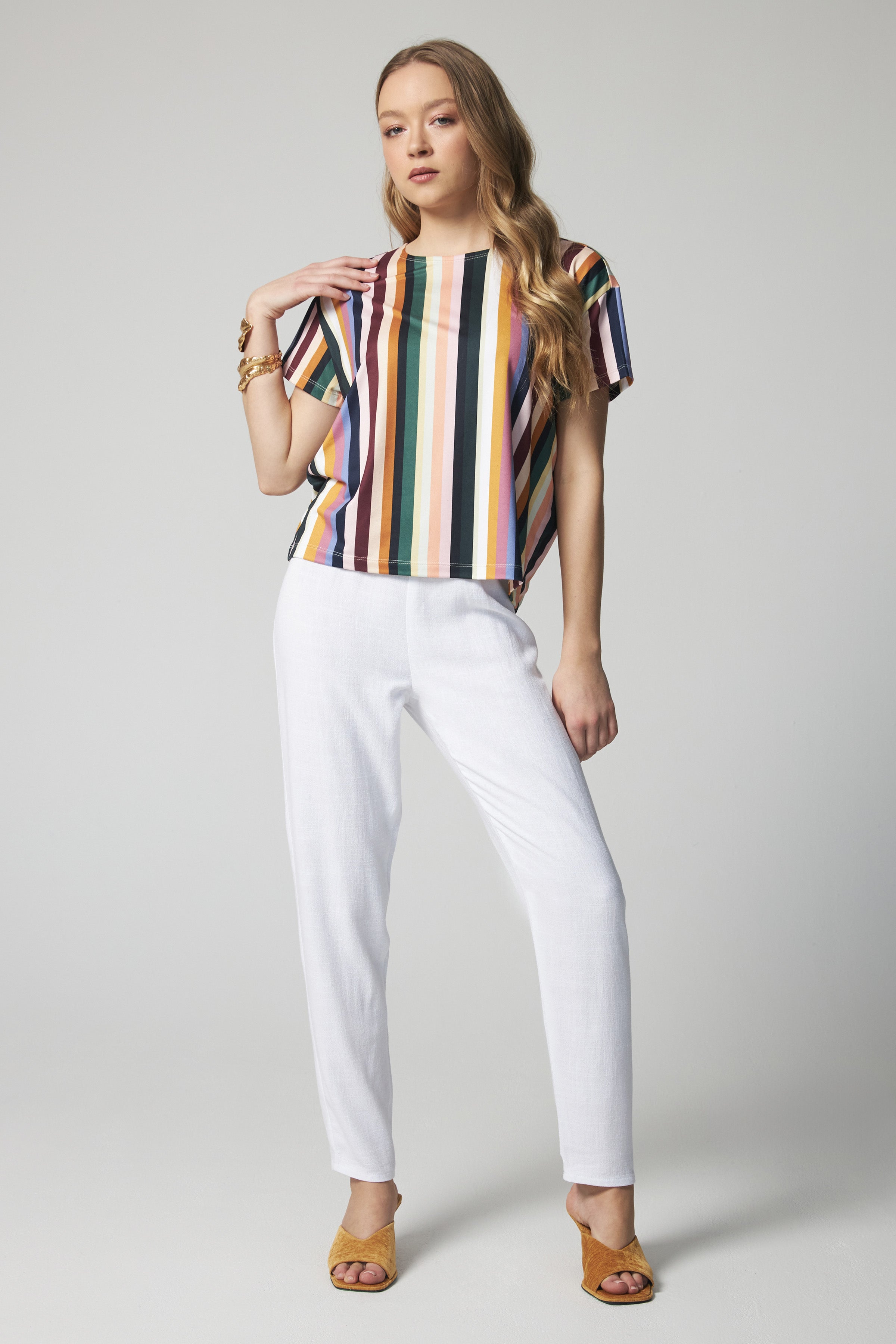 Pantalon d’été en lin - Blanc