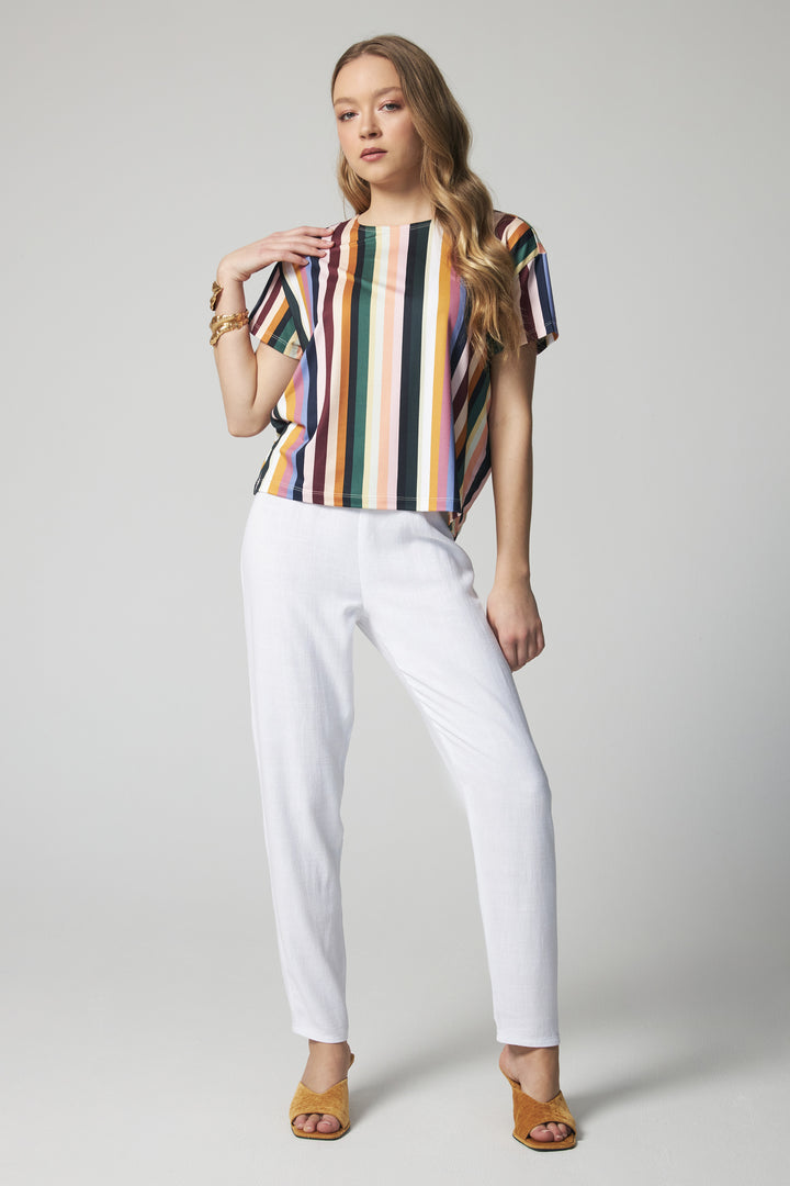 Linen Summer Pants - White