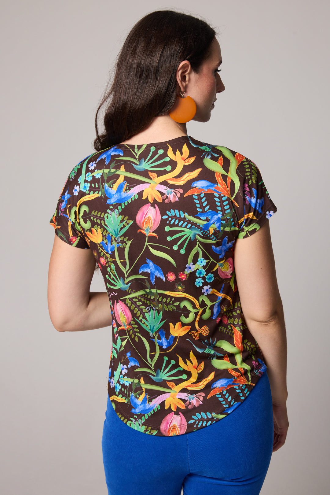 Loose Fit T-Shirt - Blue Birds