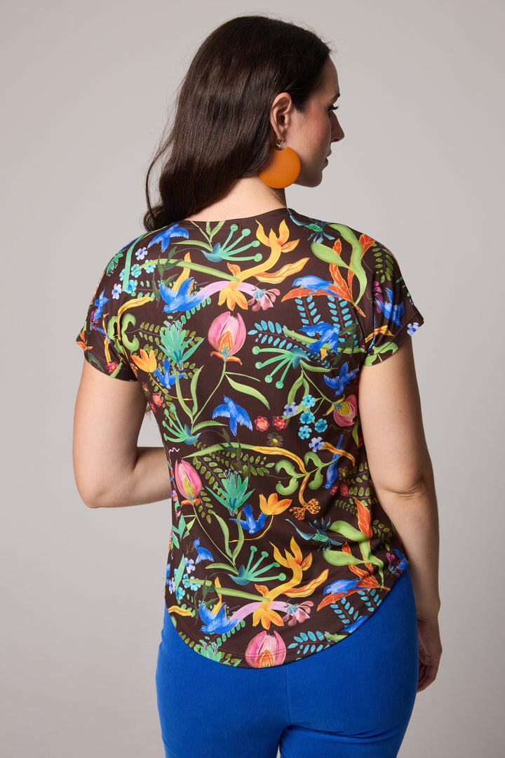 Loose Fit T-Shirt - Blue Birds