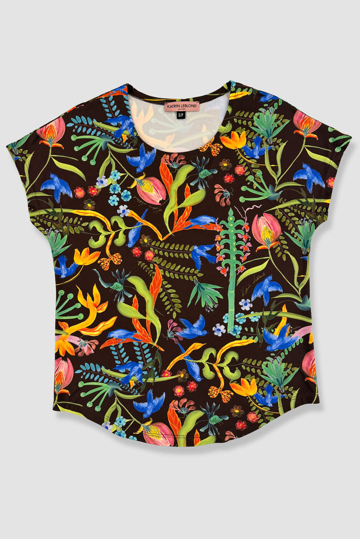 Loose Fit T-Shirt - Blue Birds