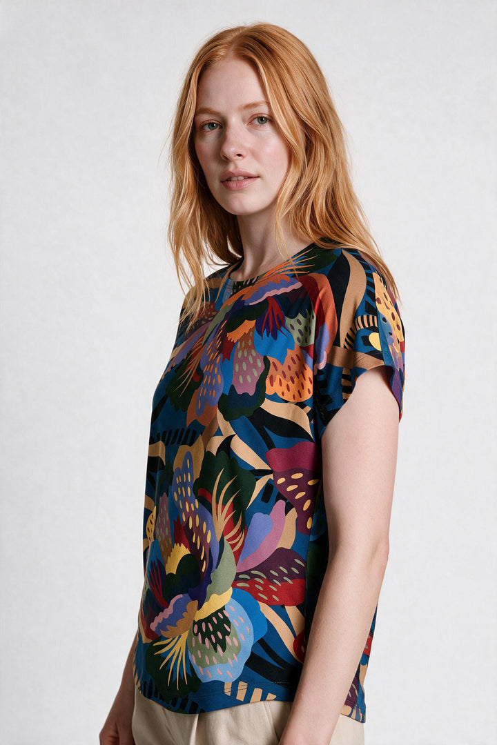 Loose Fit T-Shirt - Etched Stem