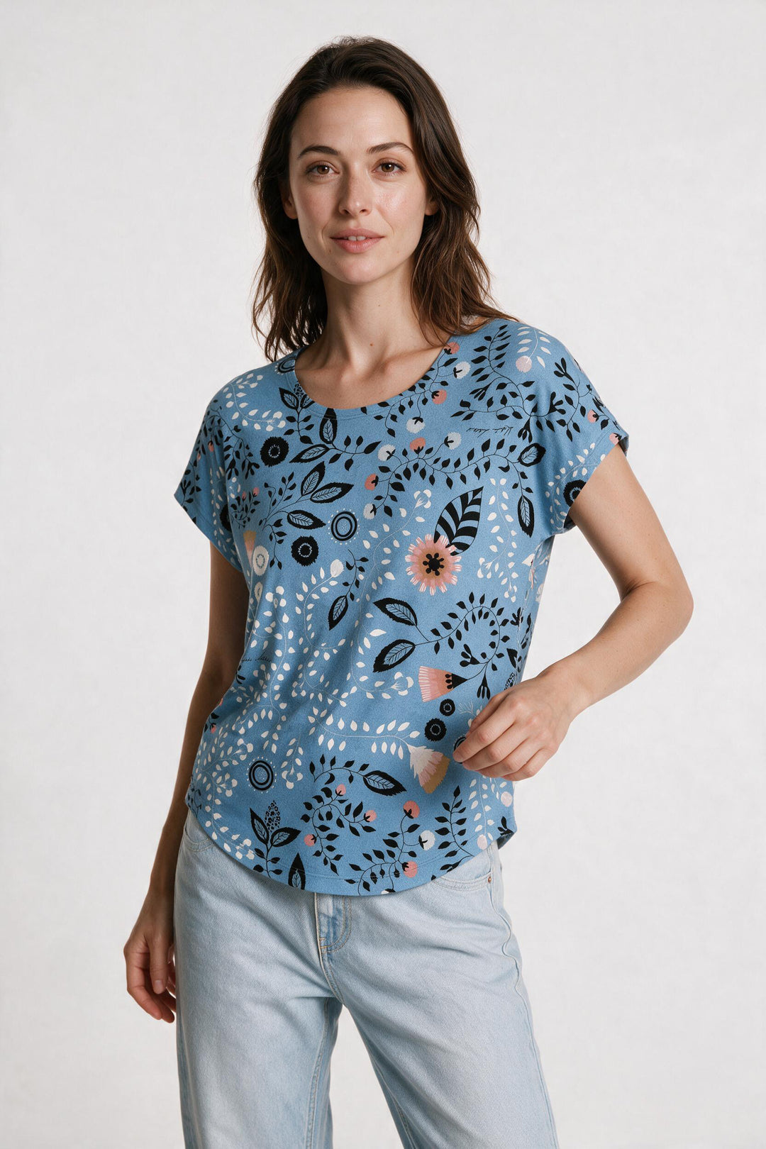 Loose Fit T-Shirt - Spindle Vines