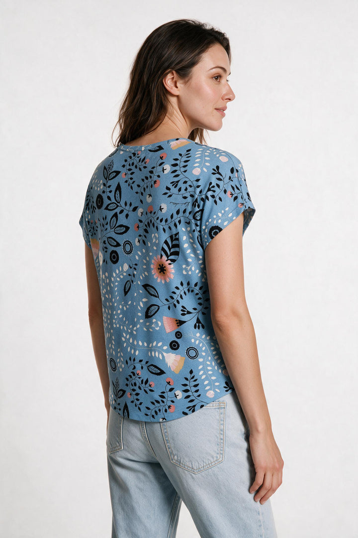Loose Fit T-Shirt - Spindle Vines