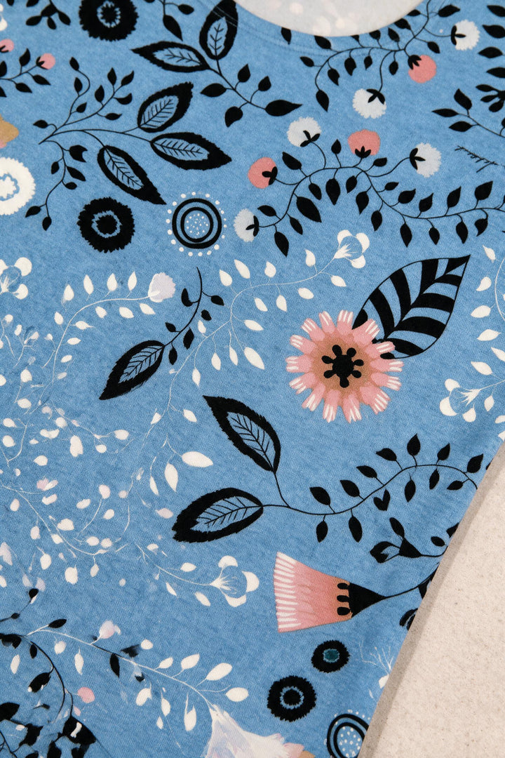 Loose Fit T-Shirt - Spindle Vines