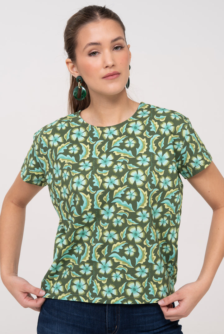 Cotton MOMA T-Shirt - Gertrude, Green