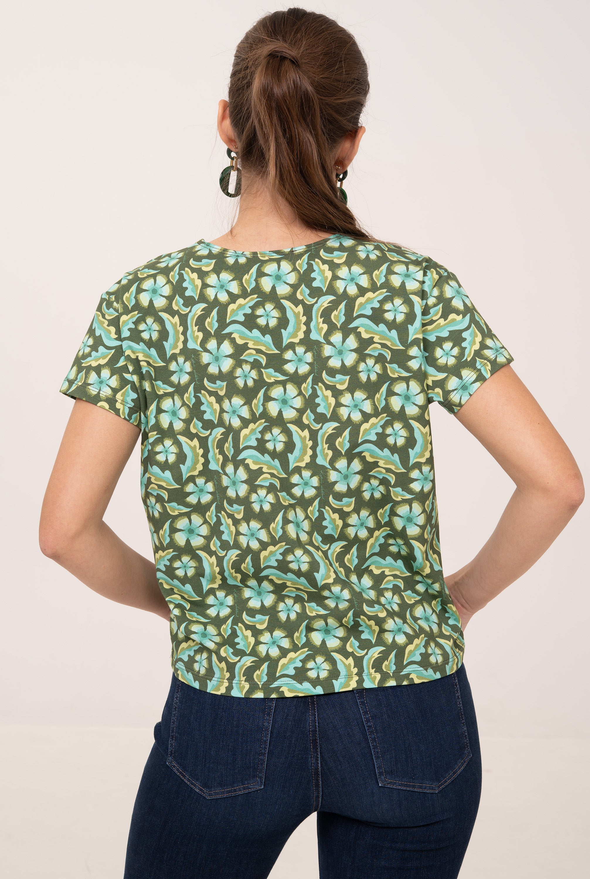 Cotton MOMA T-Shirt - Gertrude, Green