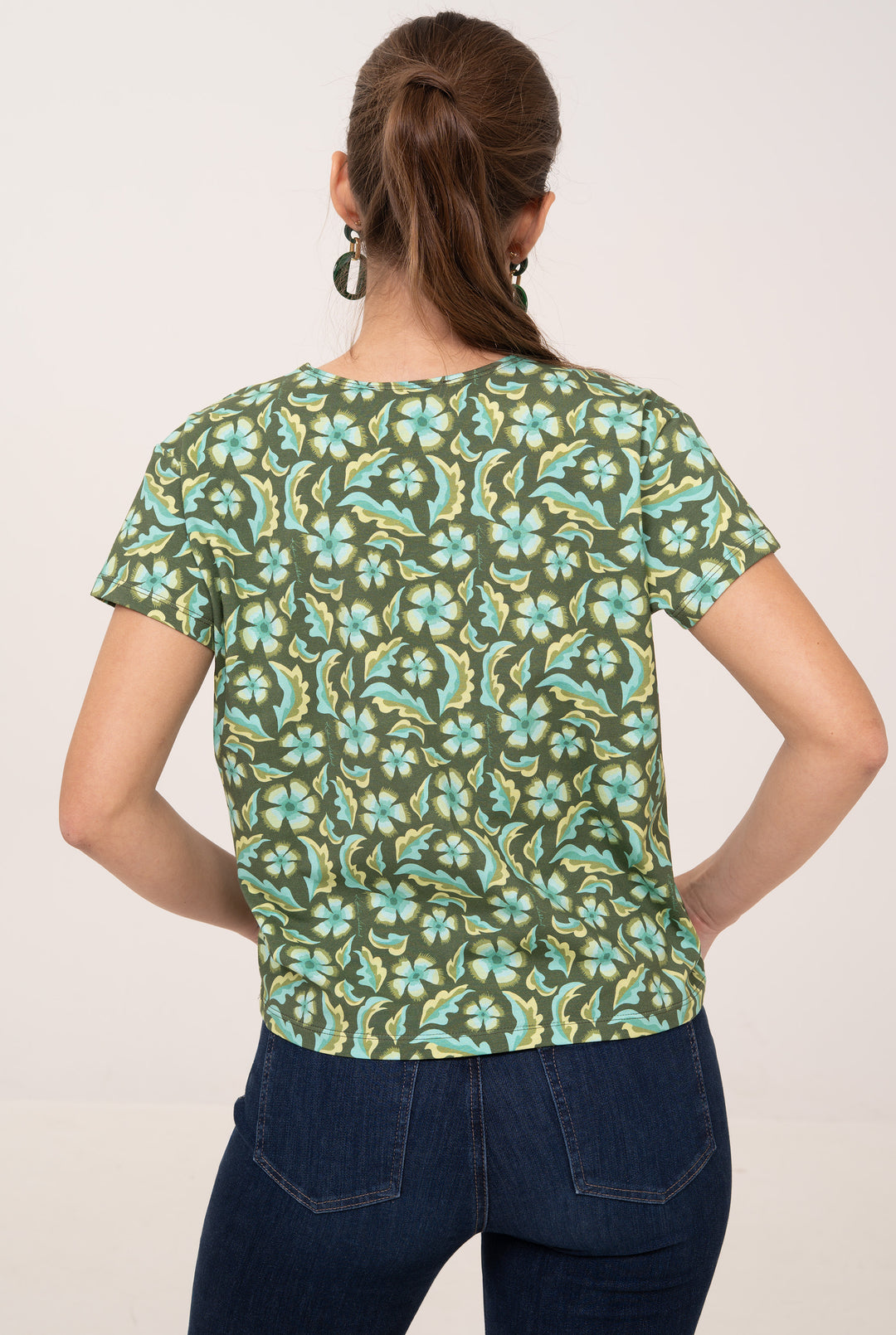 Cotton MOMA T-Shirt - Gertrude, Green