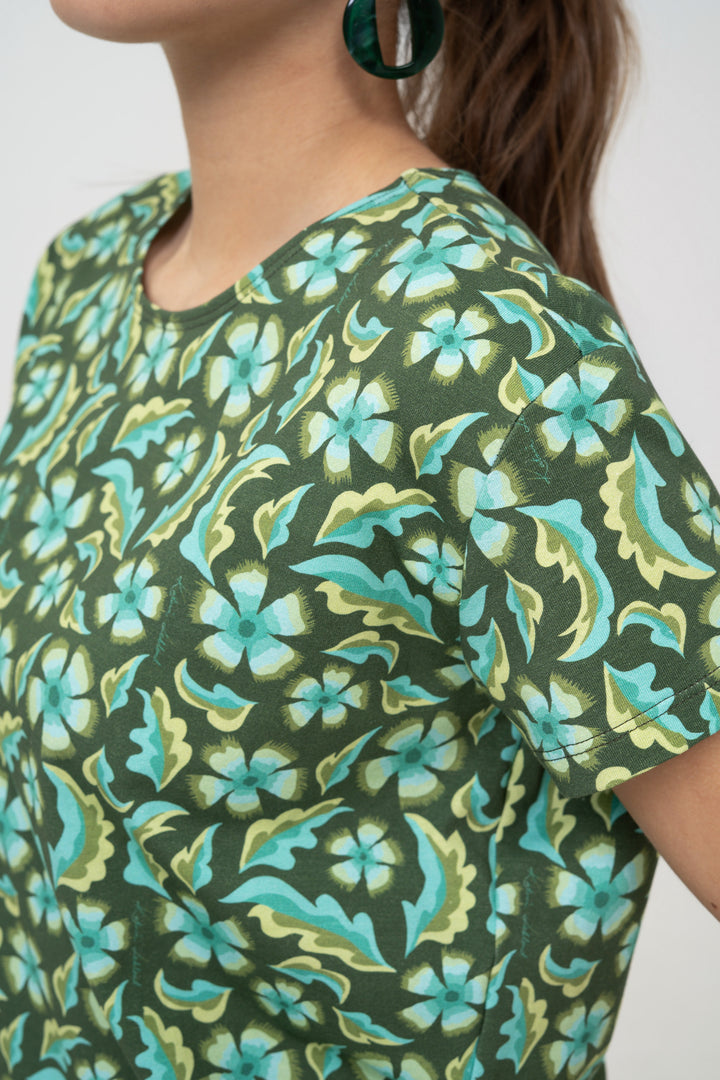 Cotton MOMA T-Shirt - Gertrude, Green