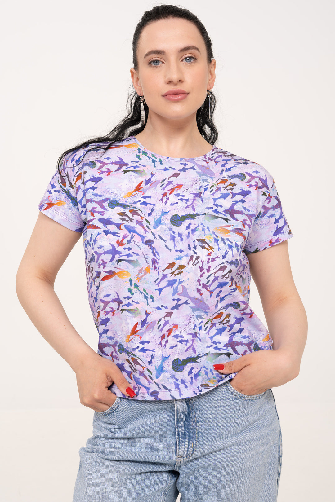 Cotton MOMA T-Shirt - Oceana