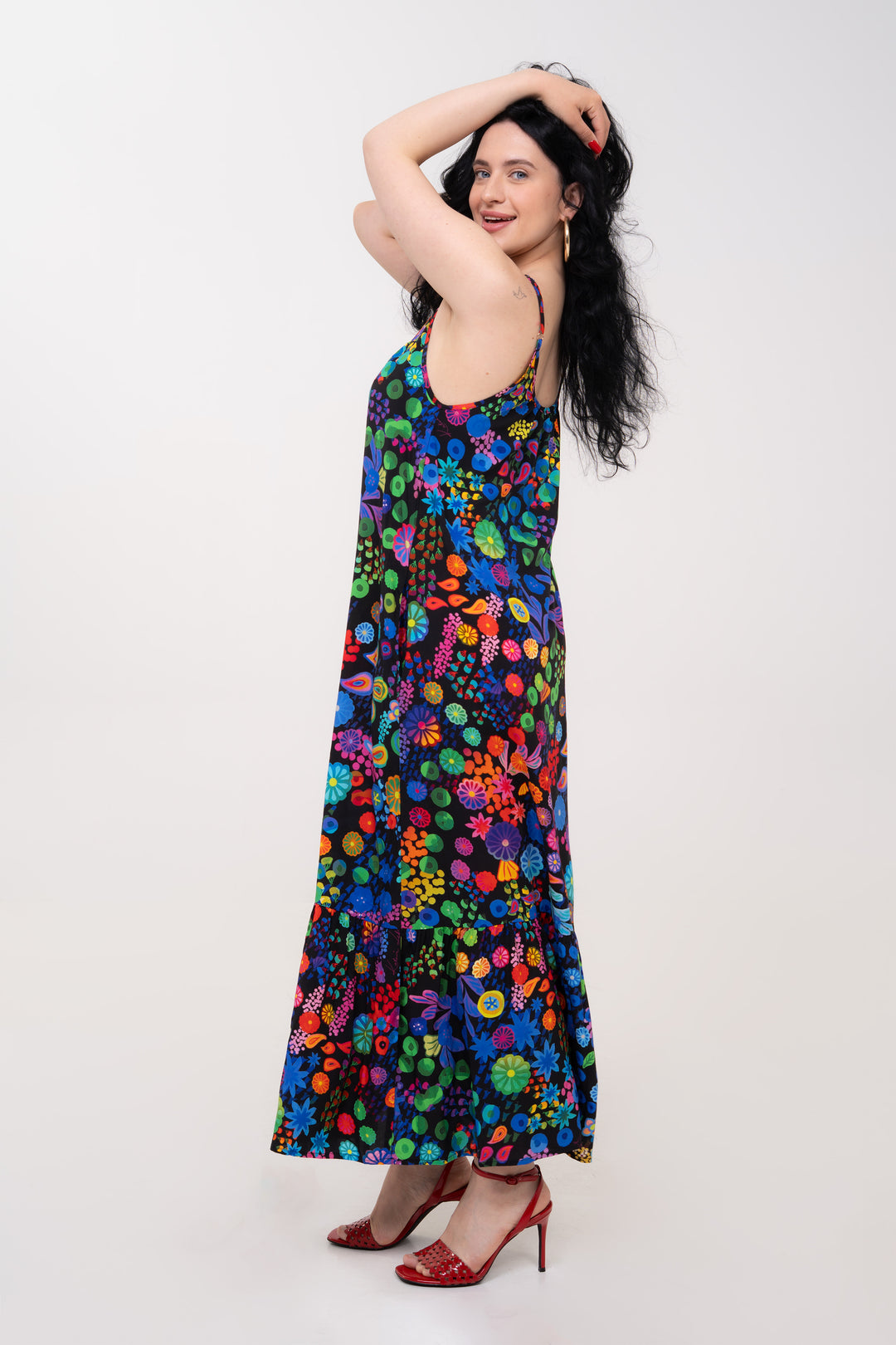 Robe longue - Colourama, Noir