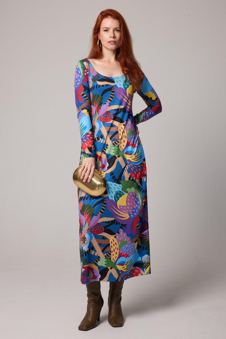 Robe longue Muse - Tige gravée