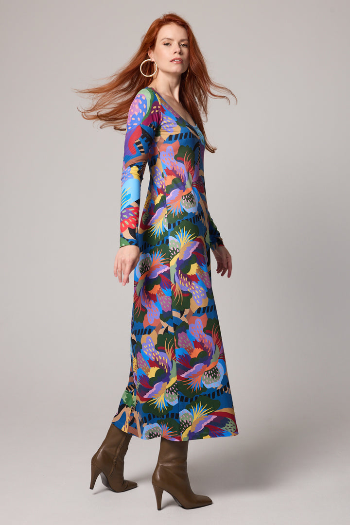 Robe longue Muse - Tige gravée