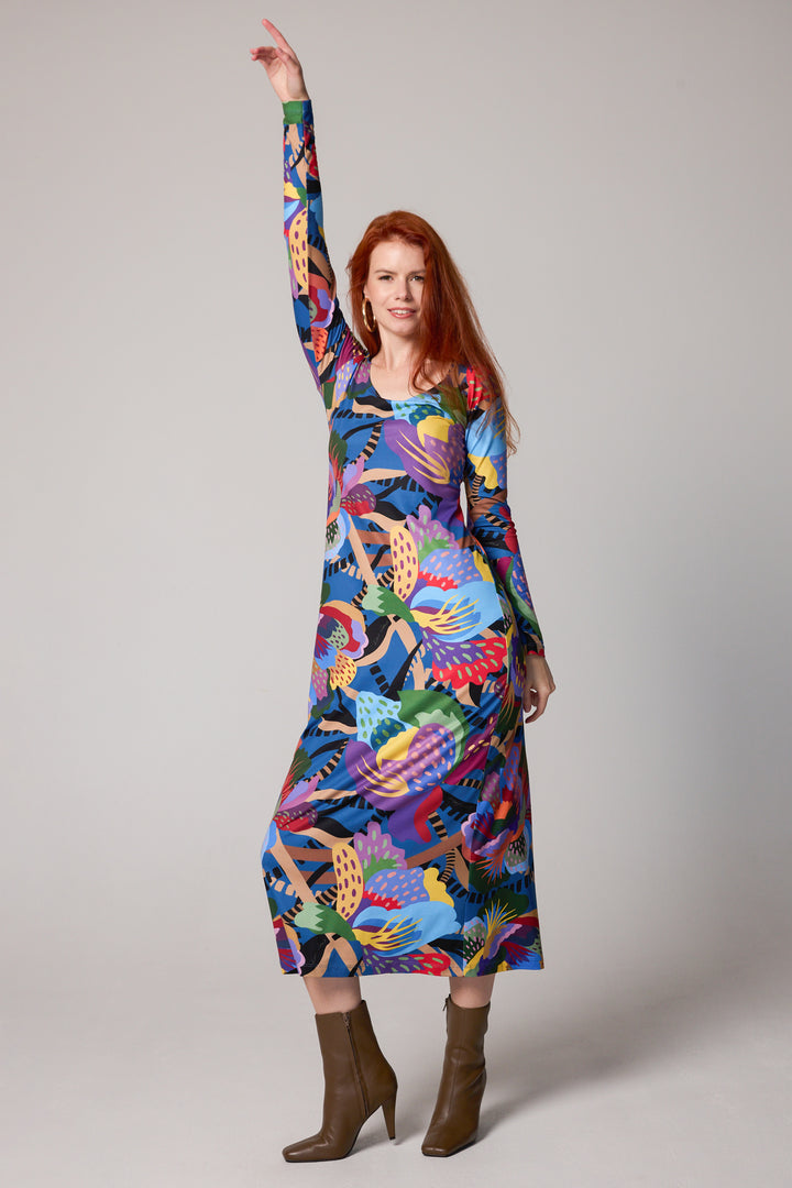Robe longue Muse - Tige gravée