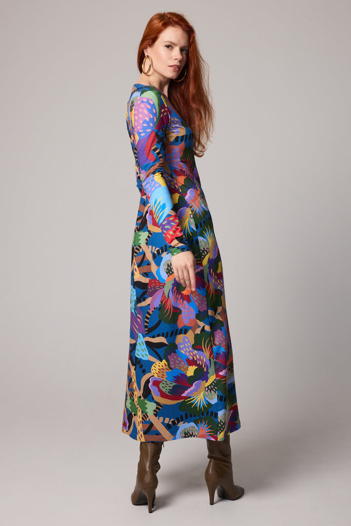 Robe longue Muse - Tige gravée