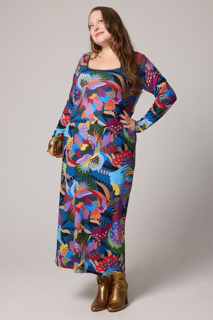 Robe longue Muse - Tige gravée