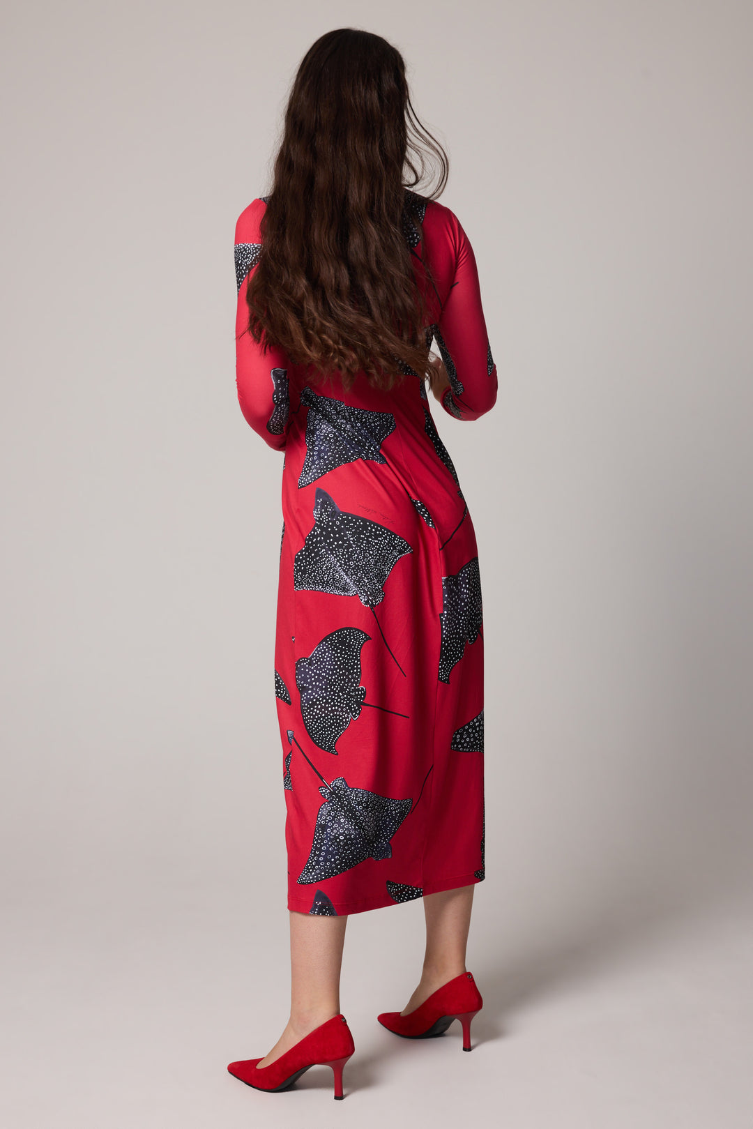 Robe longue Muse - Stingray, rouge