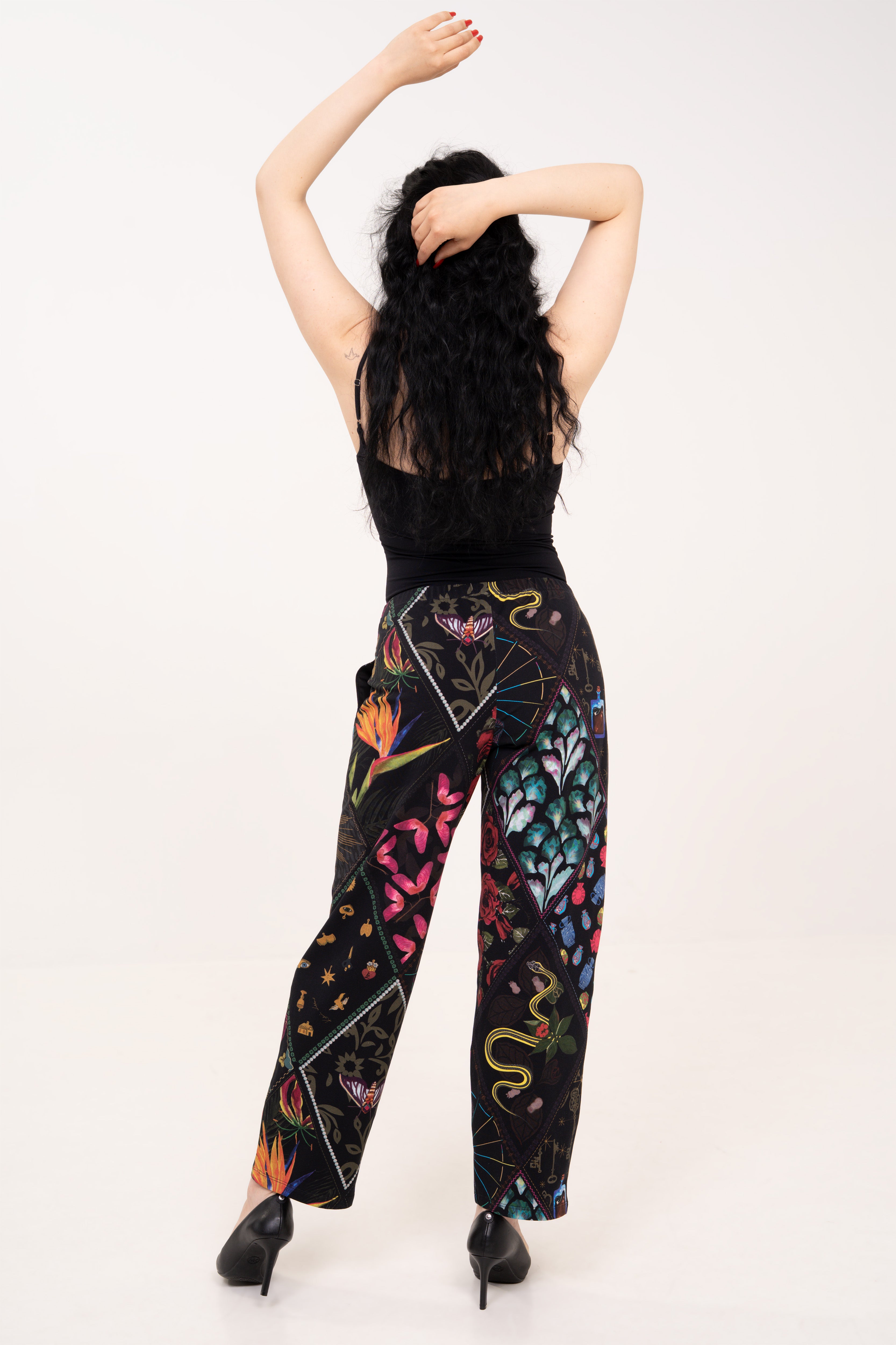 Pantalon mi-taille en coton - Mystique
