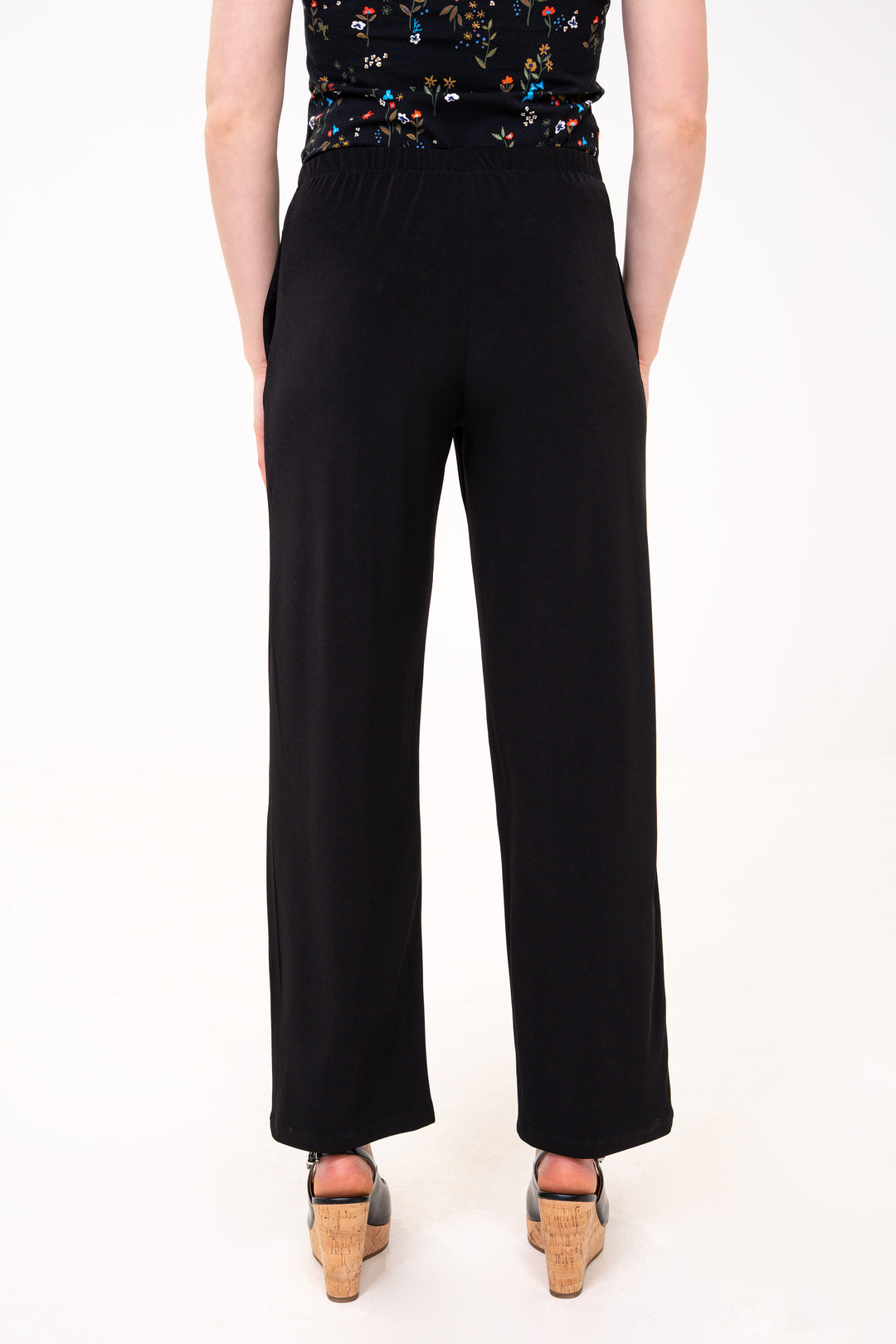 Mid rise pants - Black