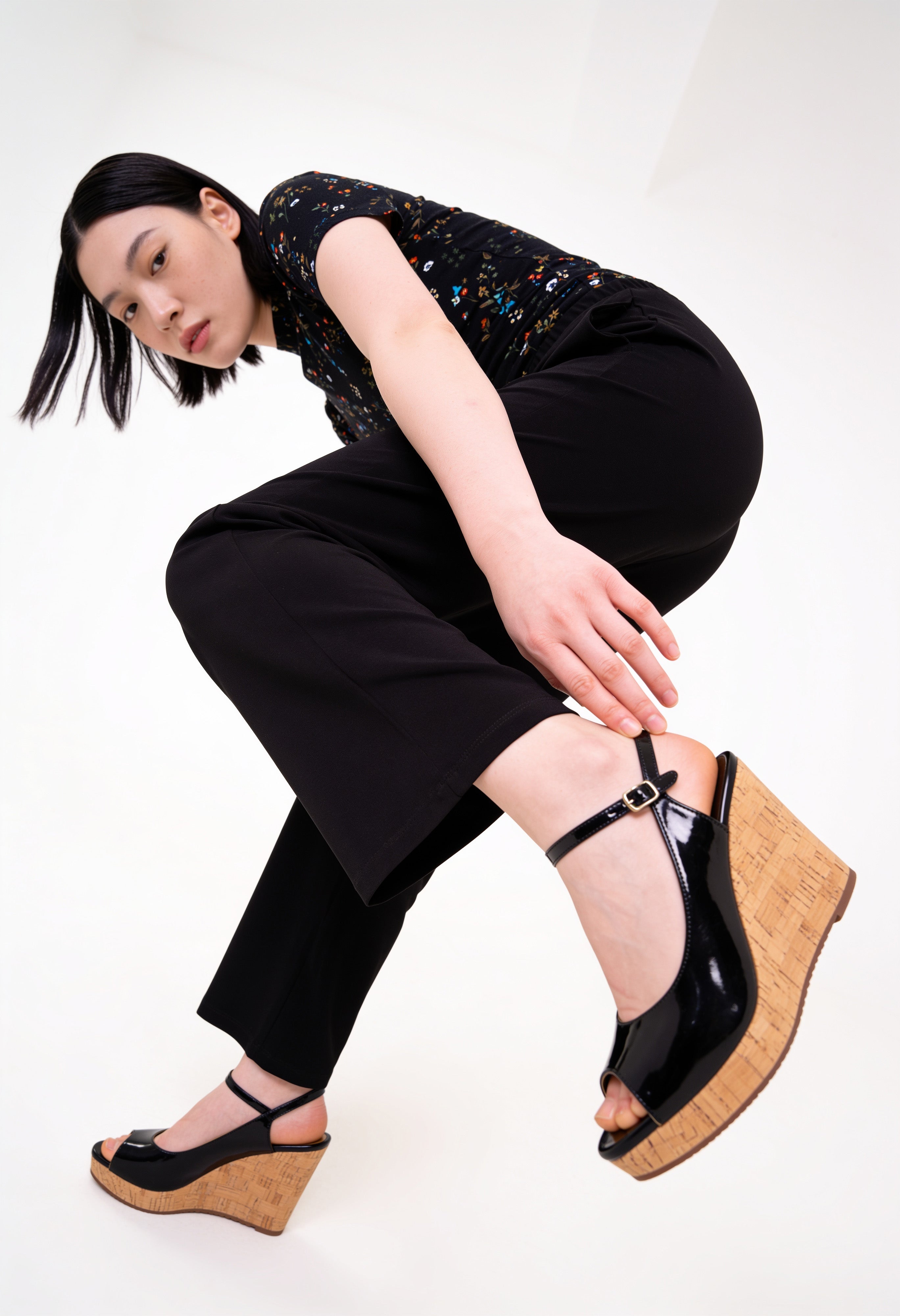 Mid rise pant - Black