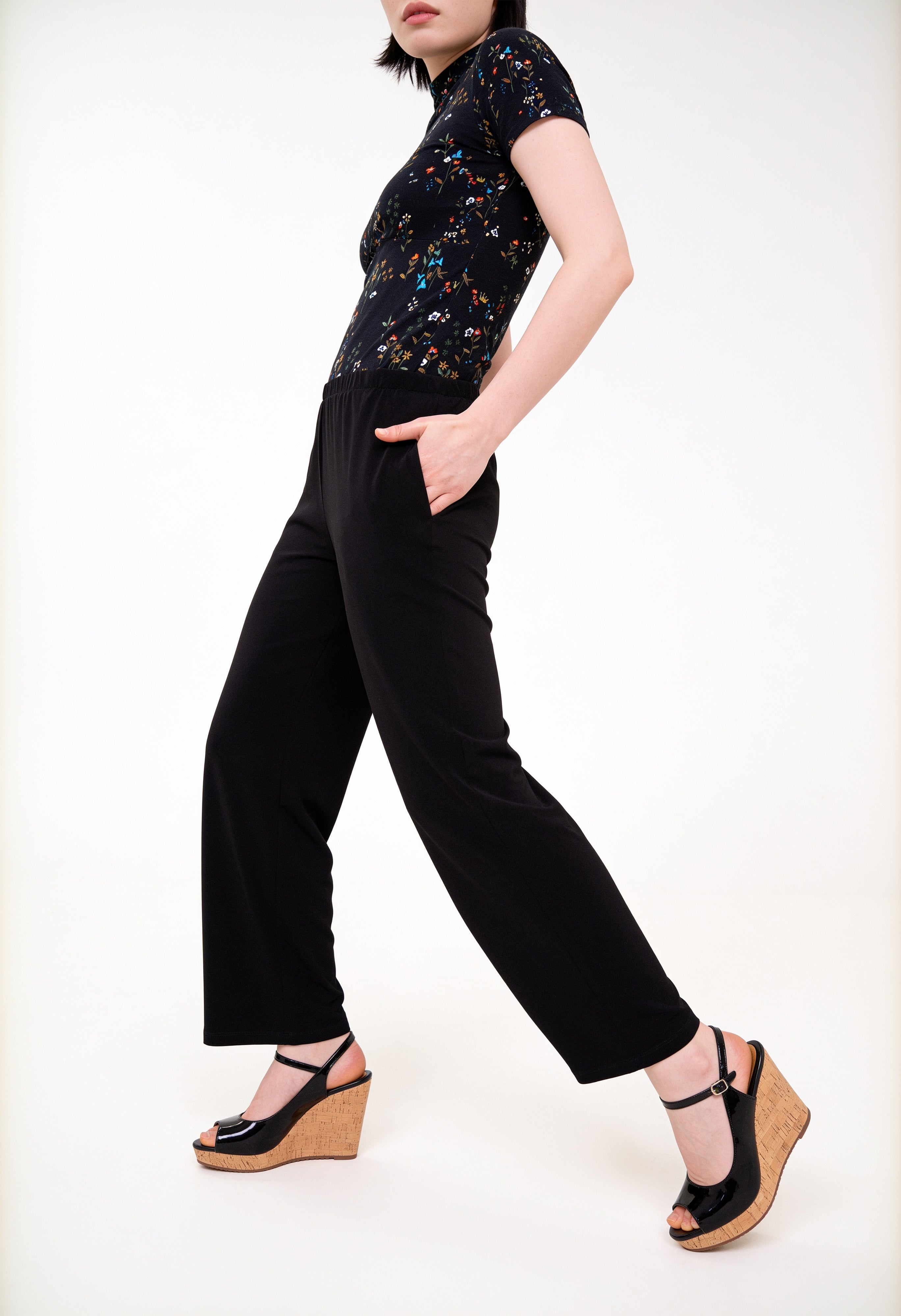 Mid rise pant - Black
