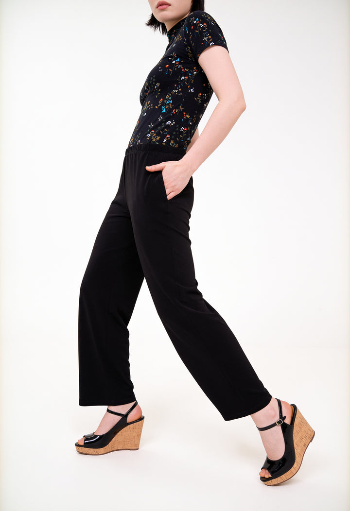 Mid rise pants - Black