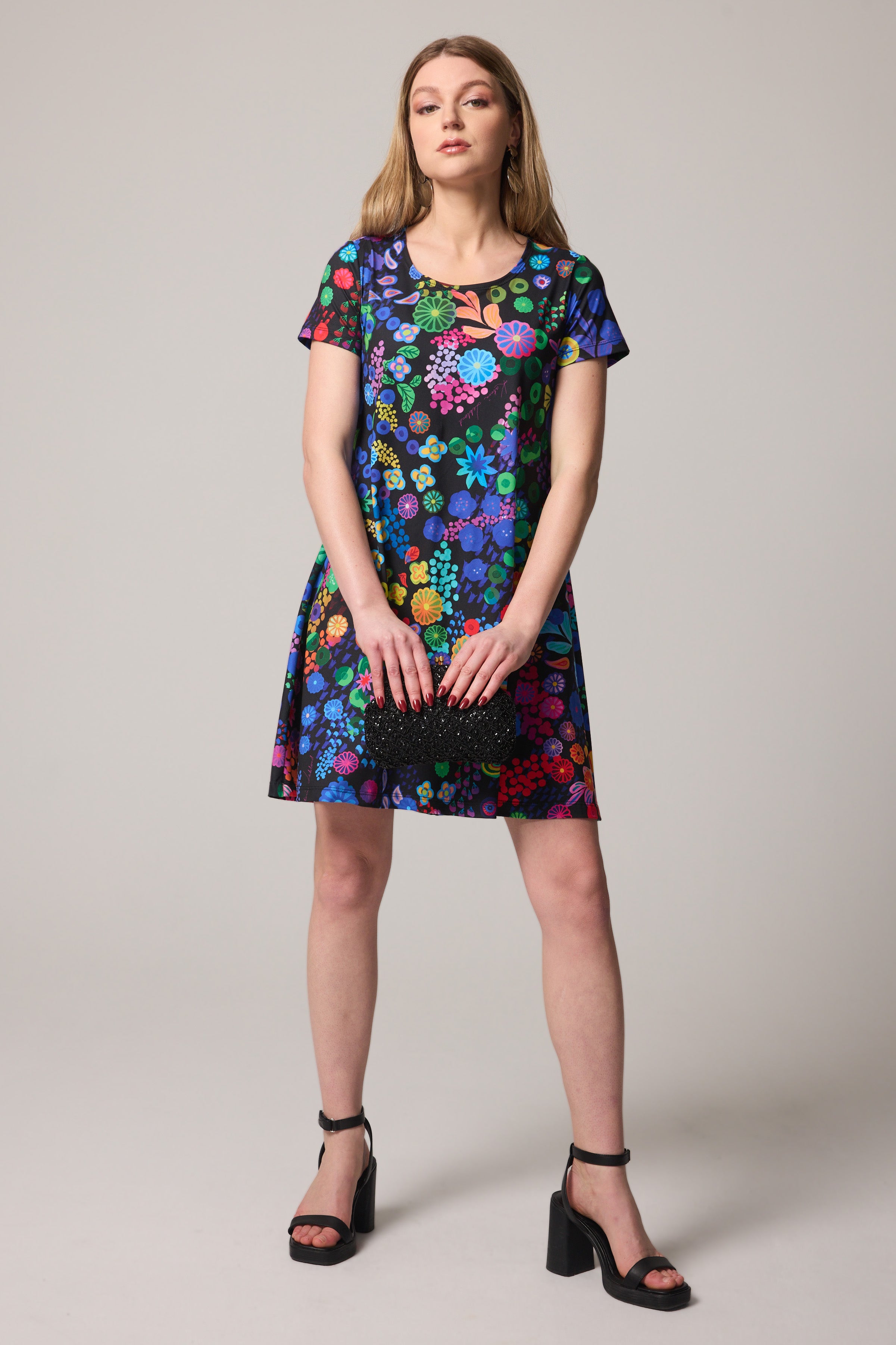 Milano Dress - Colourama, Black