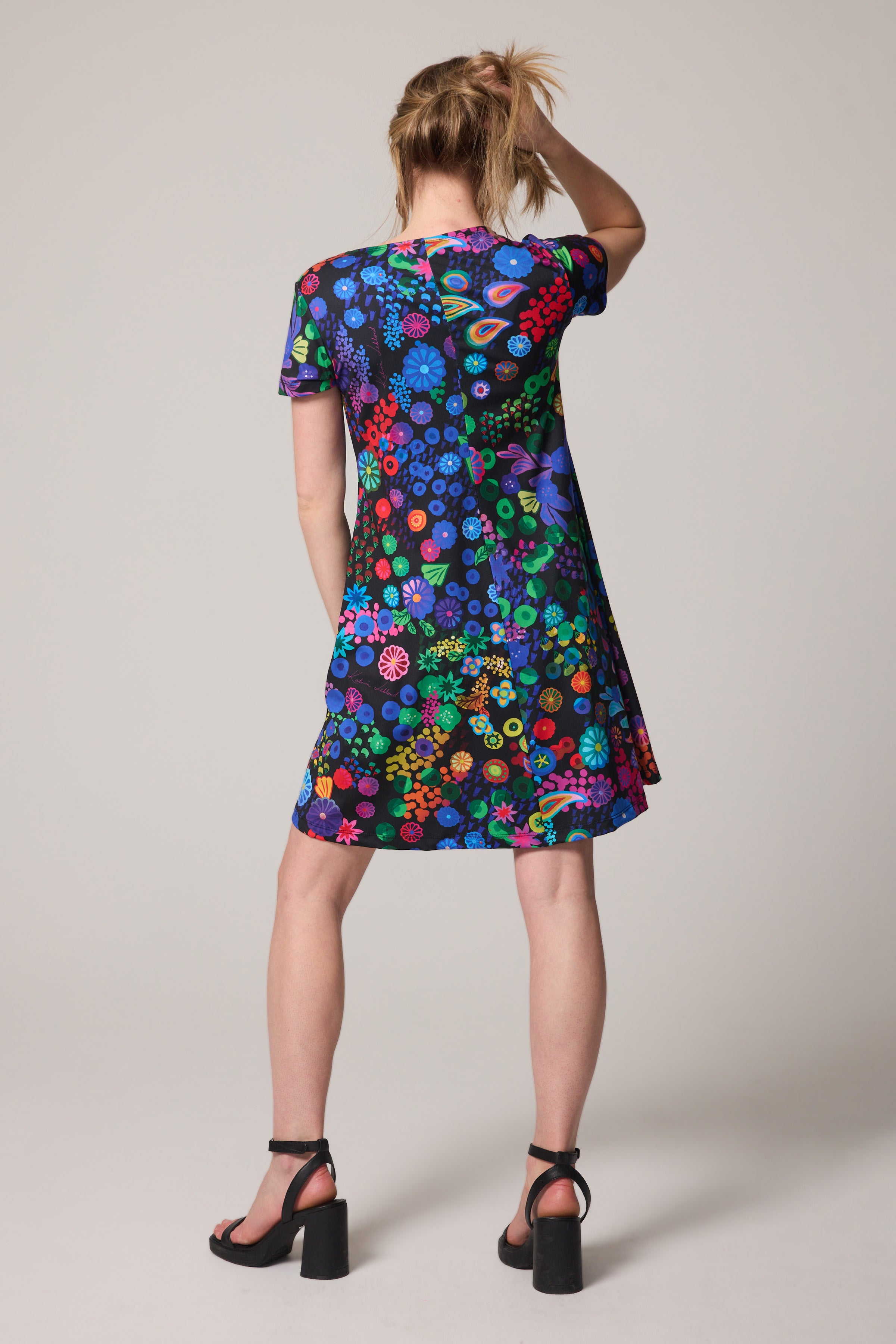 Milano Dress - Colourama, Black