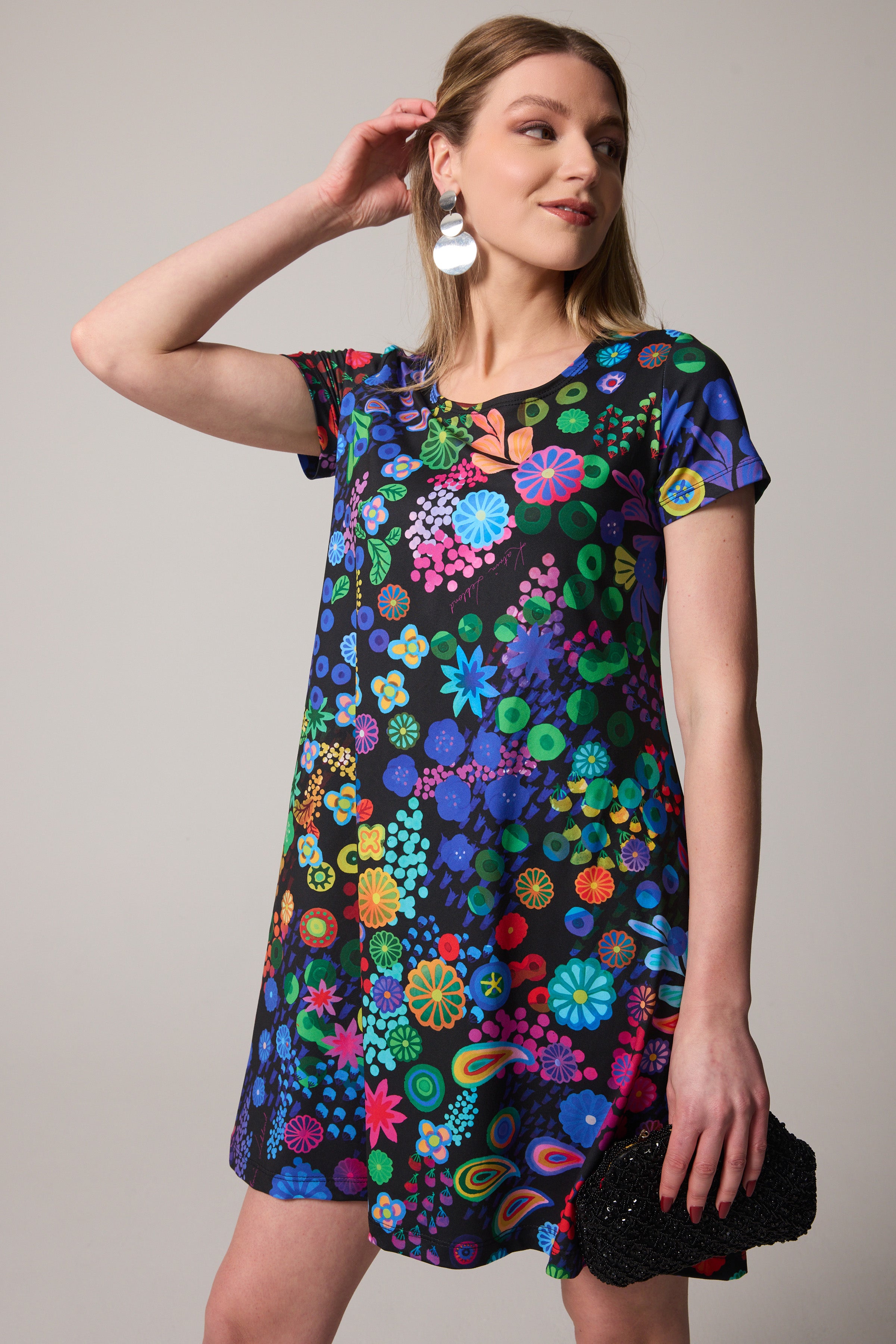 Milano Dress - Colourama, Black