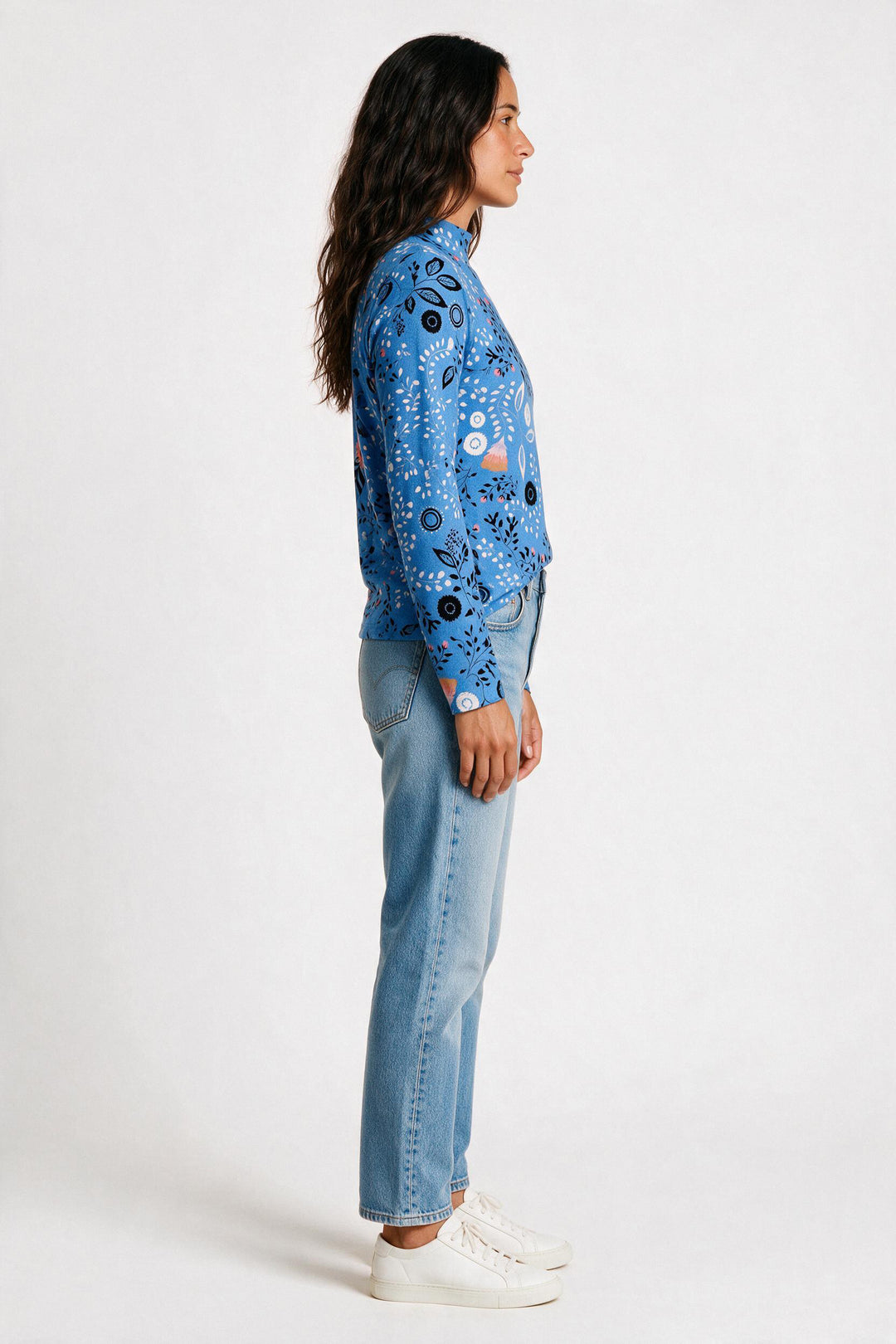 Mock Neck -  Spindle Vines