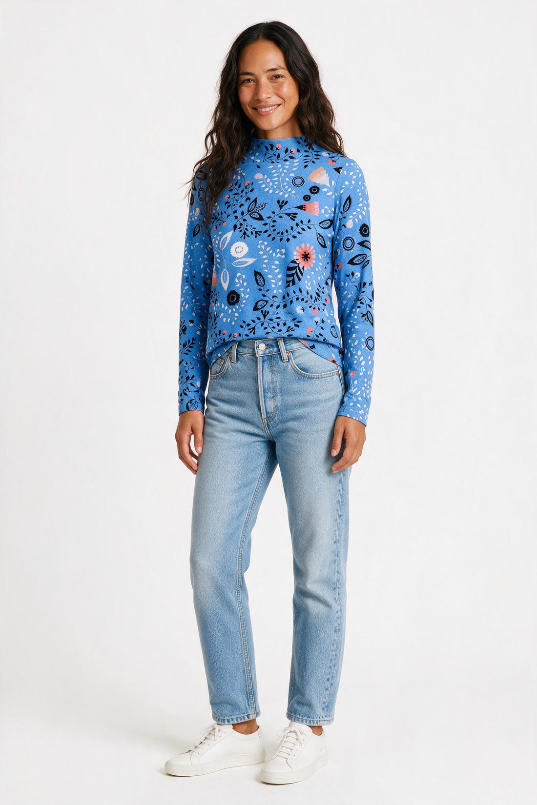 Mock Neck -  Spindle Vines, second view