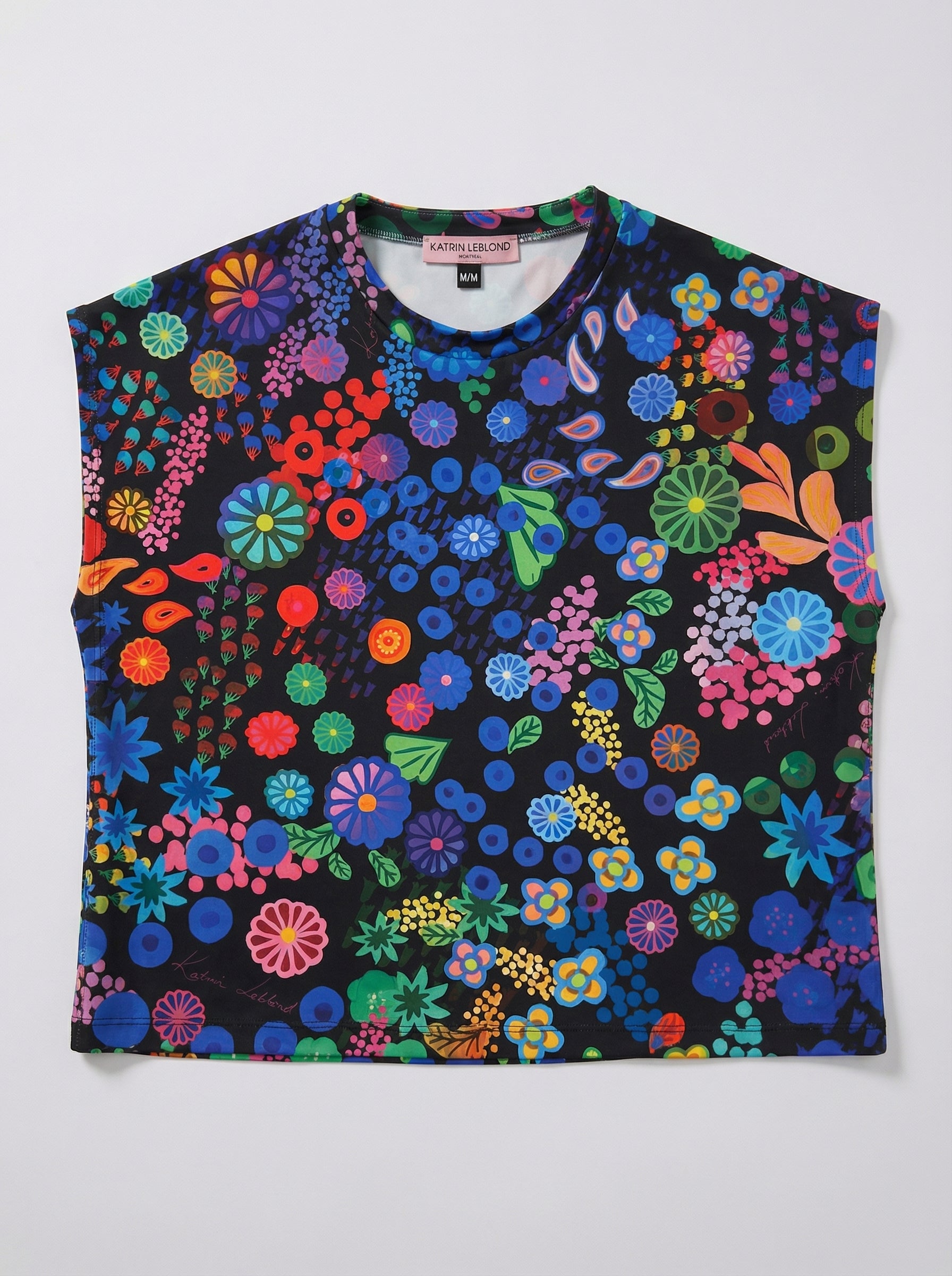 Muscle T-Shirt - Colourama, Black