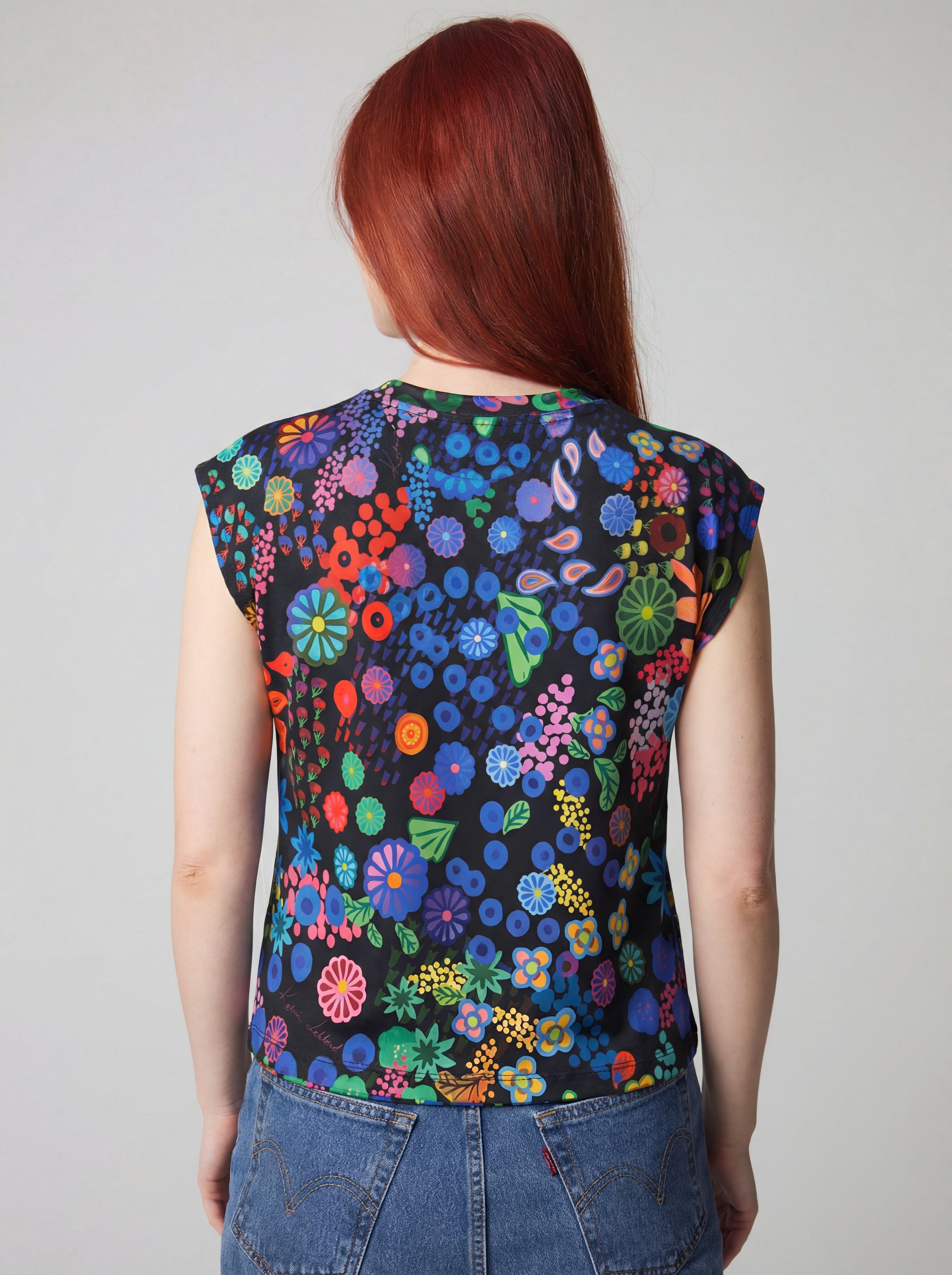 Muscle T-Shirt - Colourama, Black