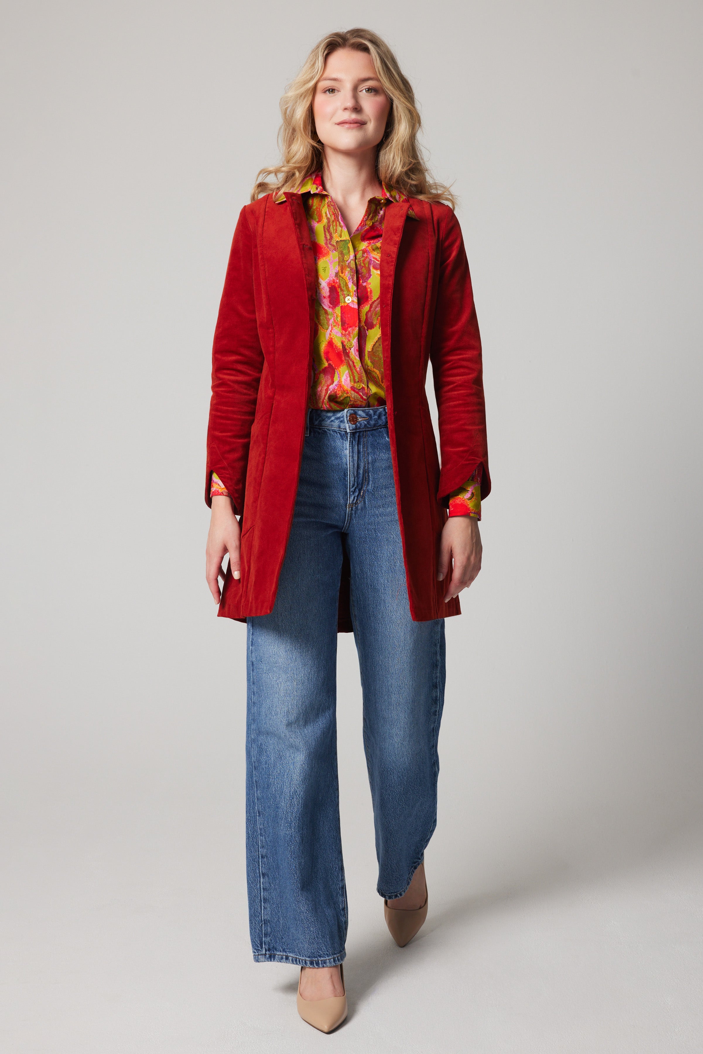 Mystery Coat - Burnt Red