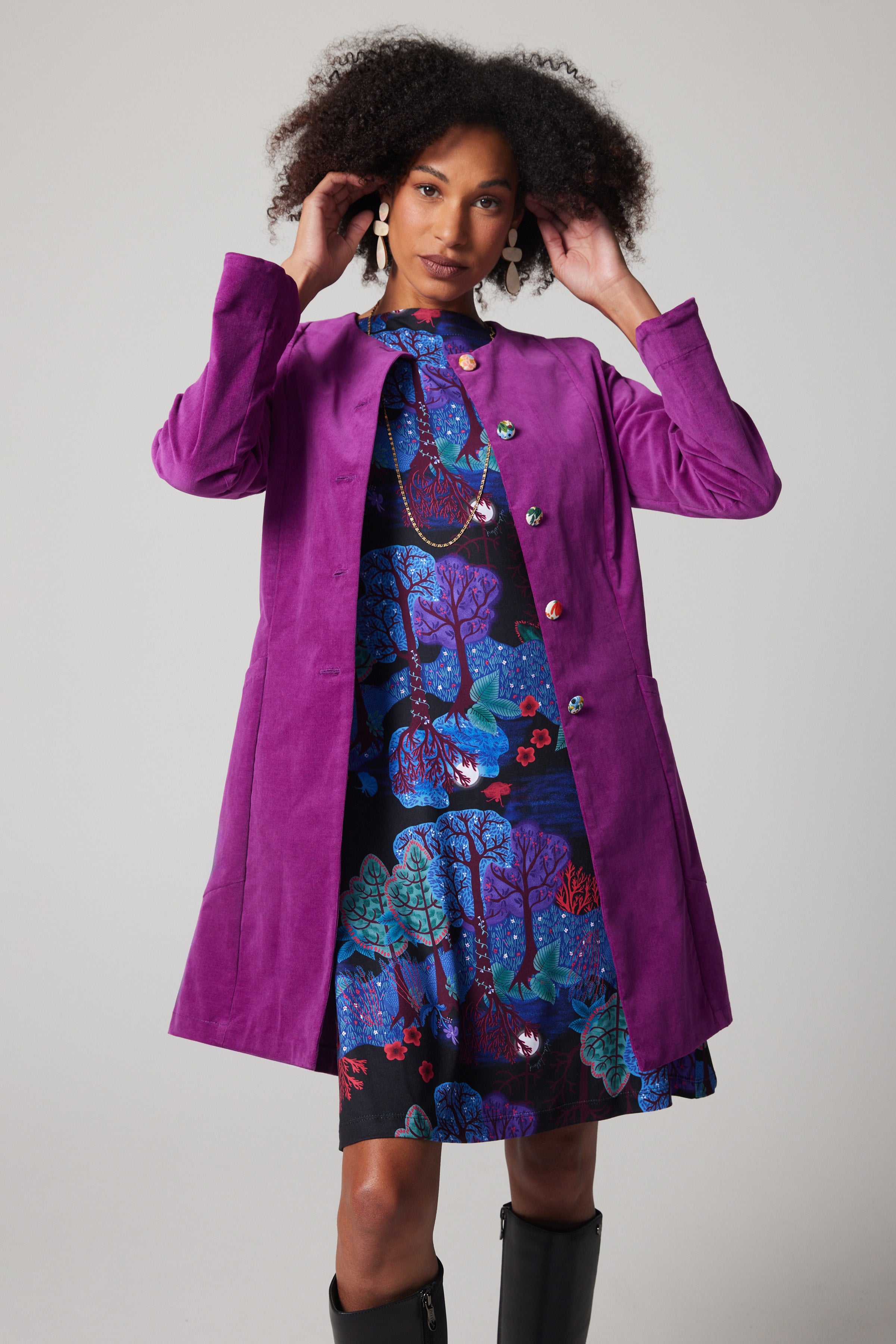 Mystery Coat - Purple