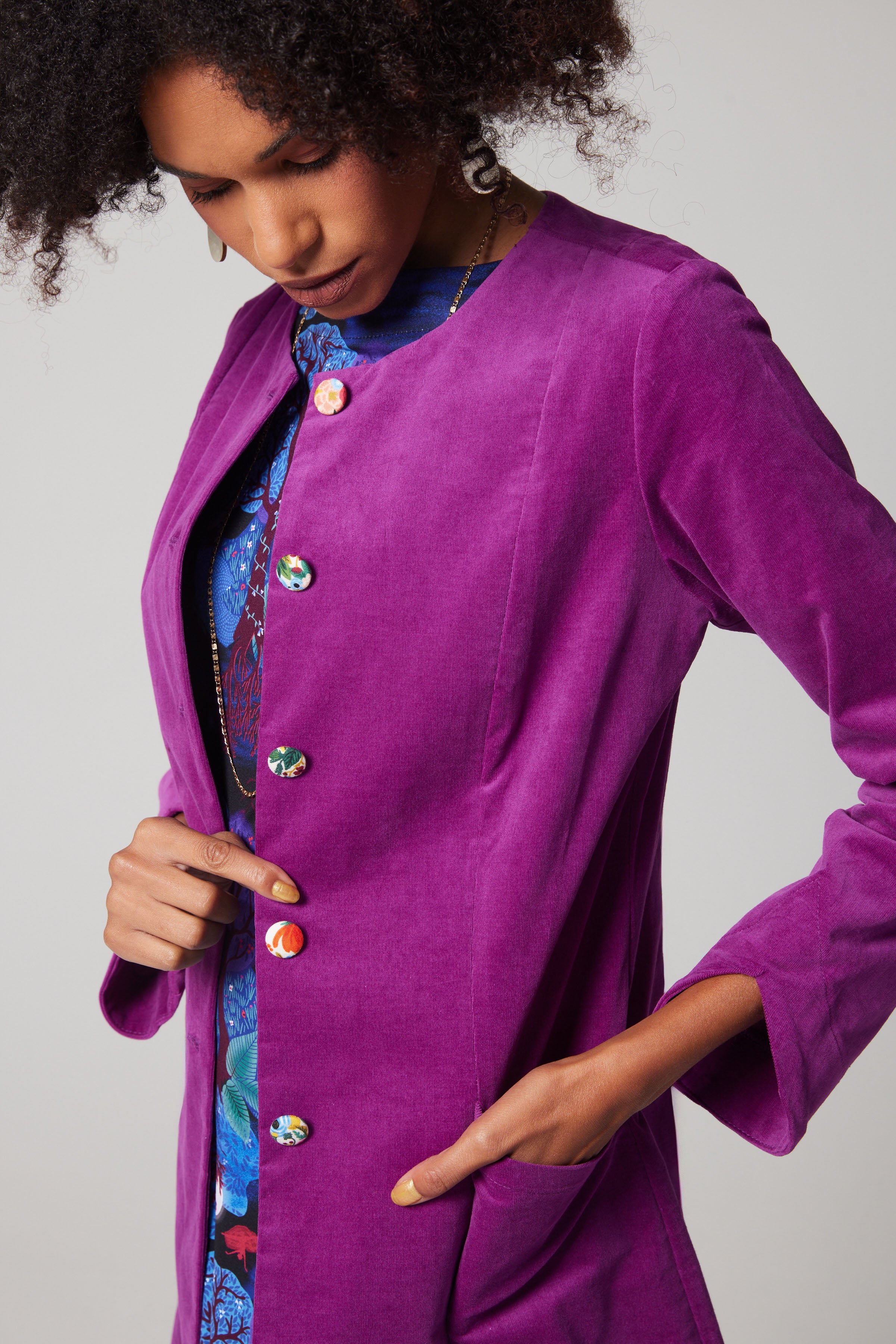 Mystery Coat - Purple