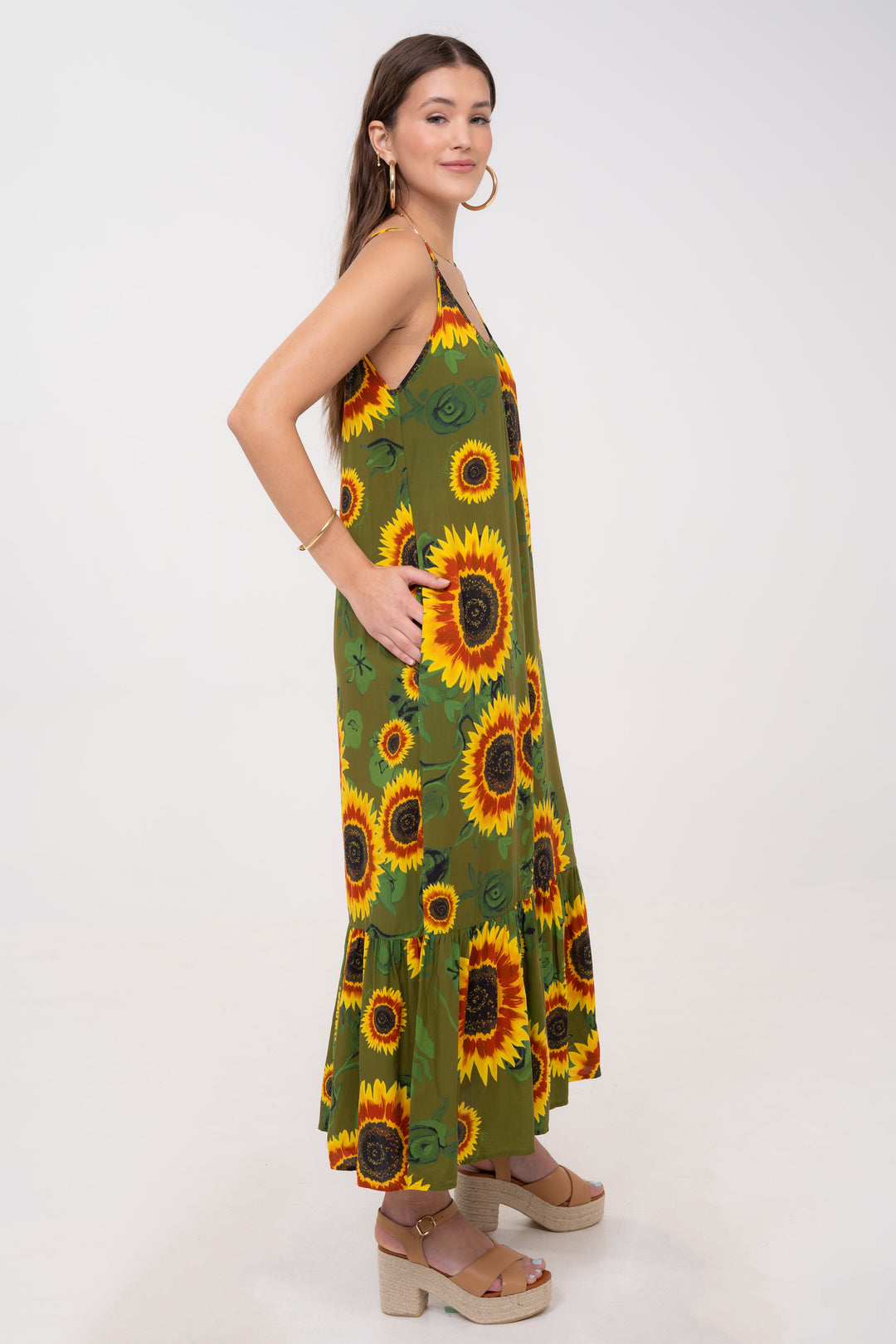 Robe longue - Tournesols