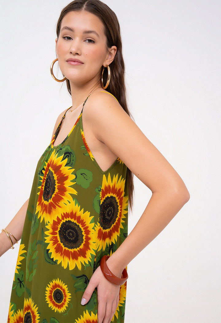 Robe longue - Tournesols
