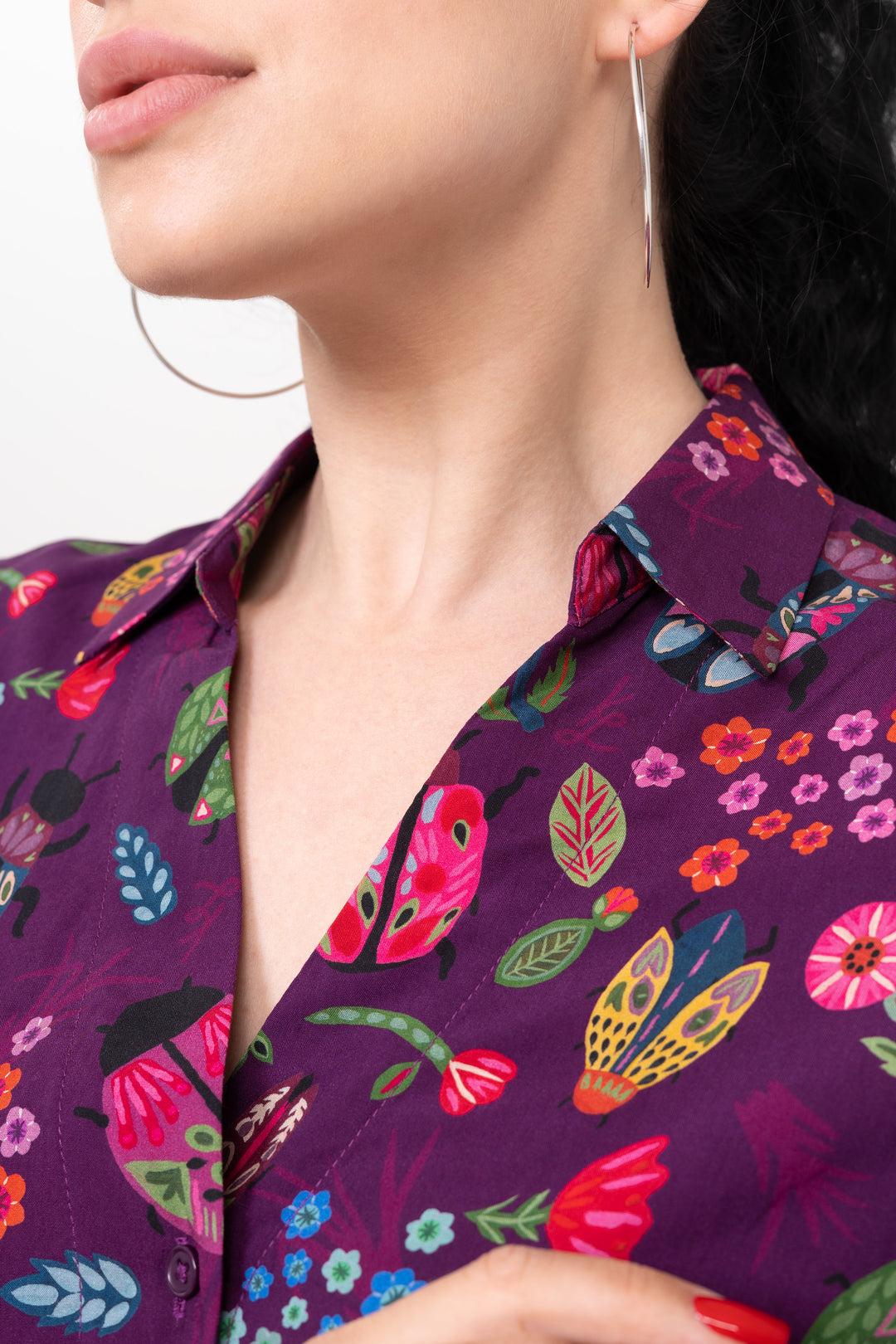 Open Collar Shirt - Scarabs