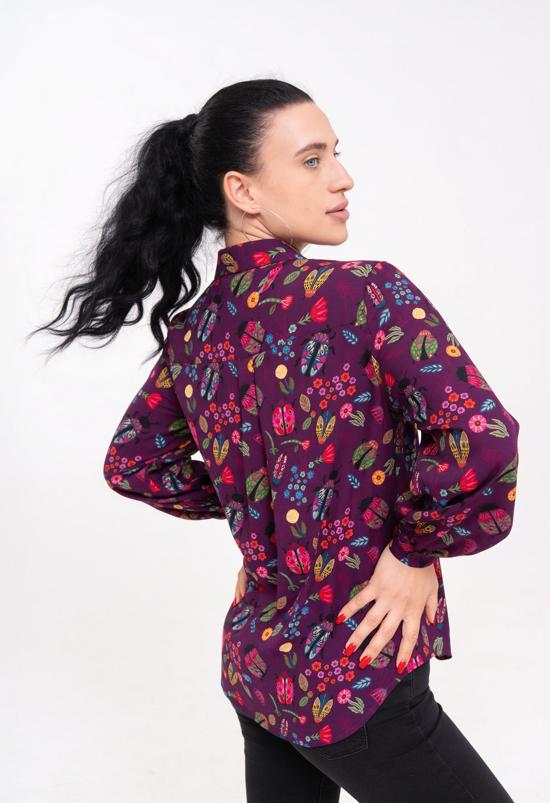 Open Collar Shirt - Scarabs