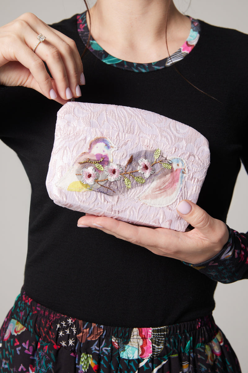Pouch - Bird Pink