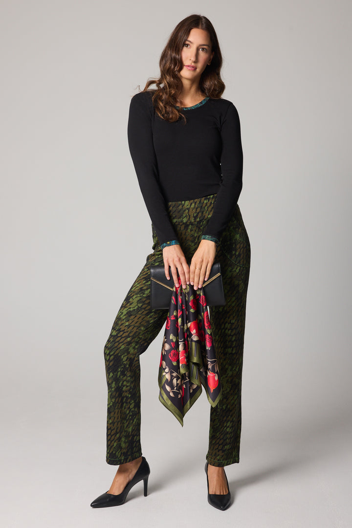 Silk Scarf - Roses