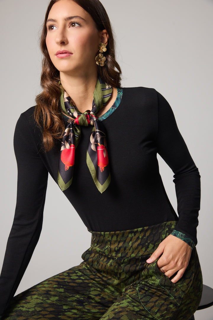 Silk Scarf - Roses