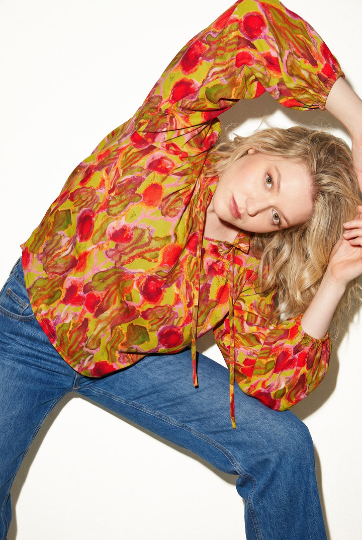 Blouse paysanne - Betteraves