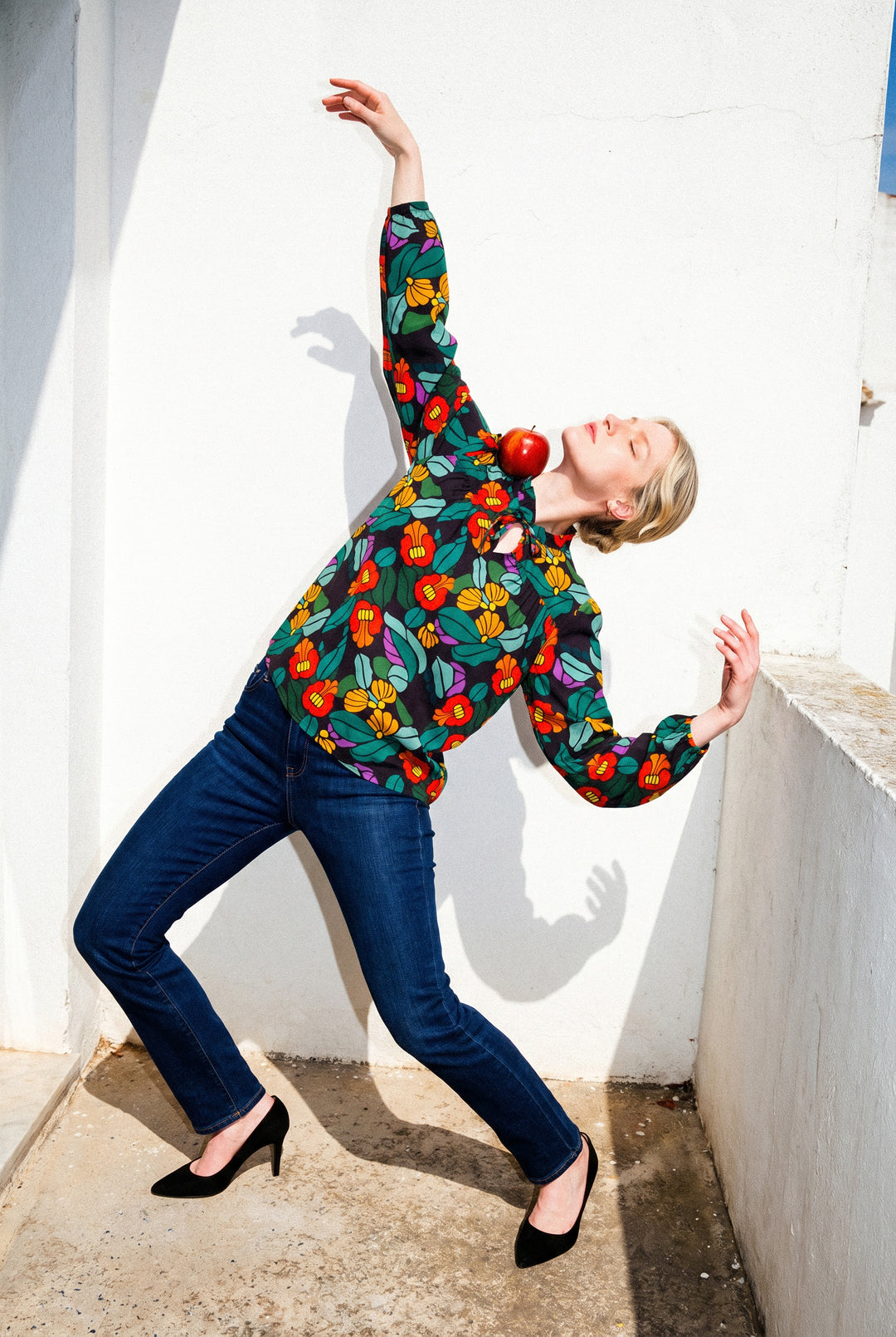 Blouse paysanne - Floracoeur